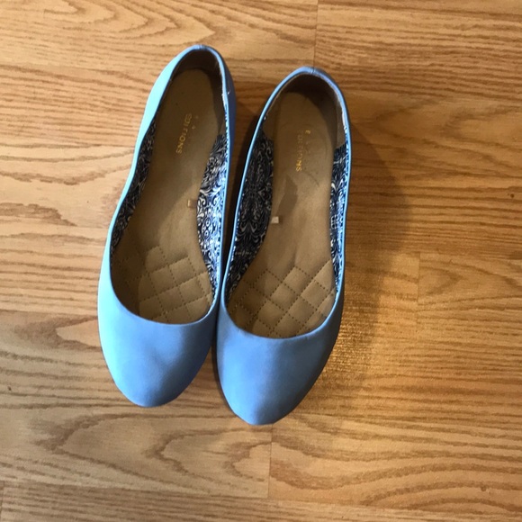 Basic Editions Shoes Baby Blue Flats Poshmark